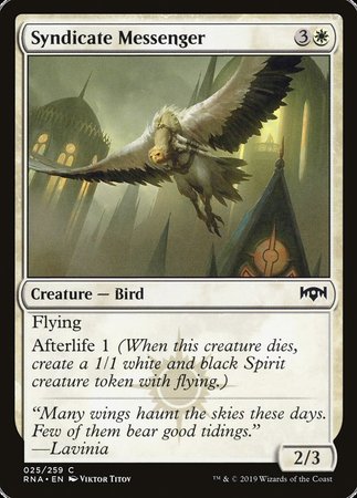 Syndicate Messenger [Ravnica Allegiance] | Lots Moore NSW