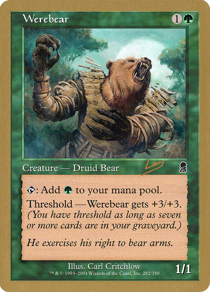 Werebear (Raphael Levy) [World Championship Decks 2002] | Lots Moore NSW