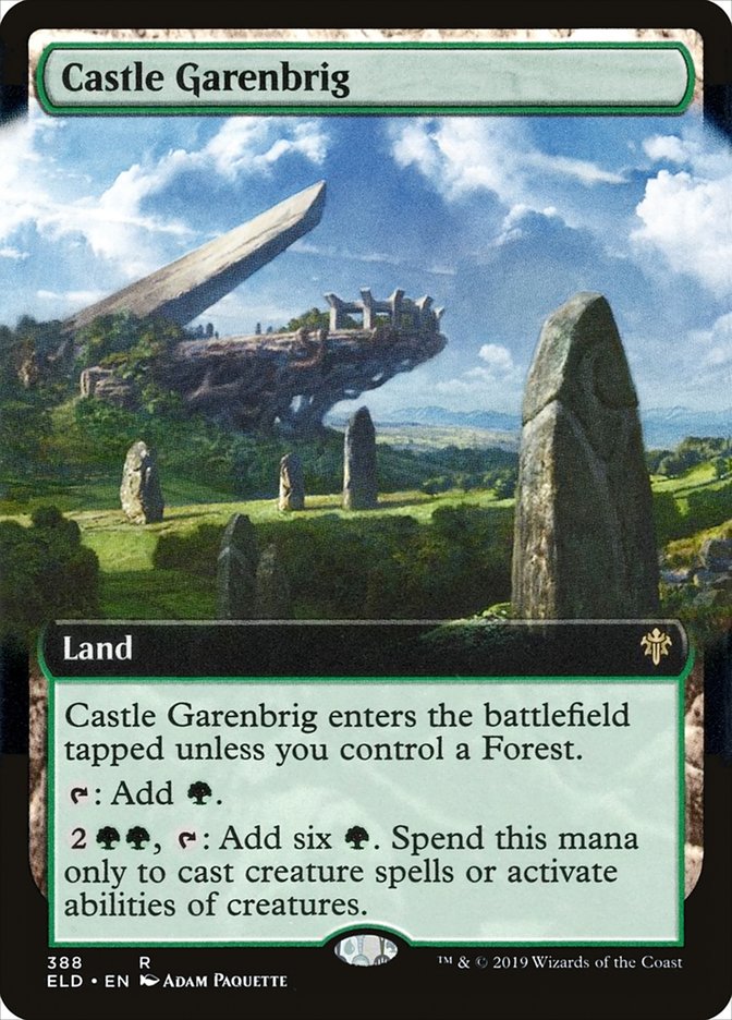 Castle Garenbrig (Extended Art) [Throne of Eldraine] | Lots Moore NSW