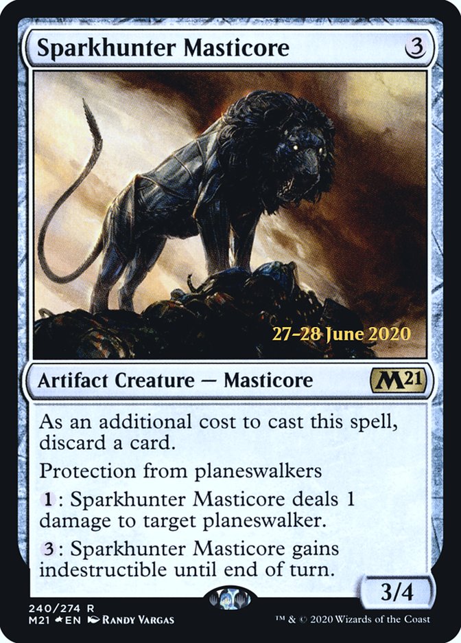 Sparkhunter Masticore  [Core Set 2021 Prerelease Promos] | Lots Moore NSW