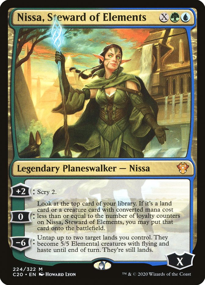 Nissa, Steward of Elements [Commander 2020] | Lots Moore NSW