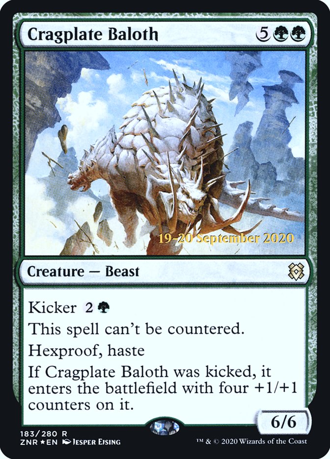 Cragplate Baloth  [Zendikar Rising Prerelease Promos] | Lots Moore NSW