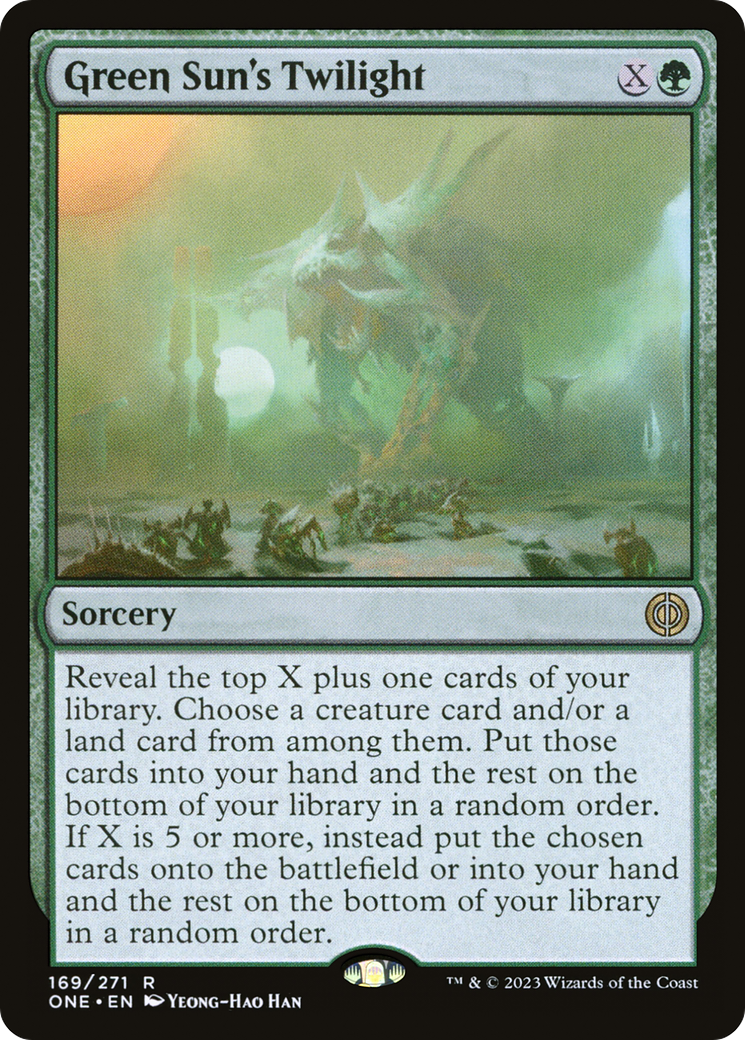 Green Sun's Twilight [Phyrexia: All Will Be One] | Lots Moore NSW