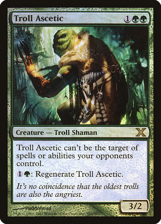 Troll Ascetic (Premium Foil) [Tenth Edition] | Lots Moore NSW