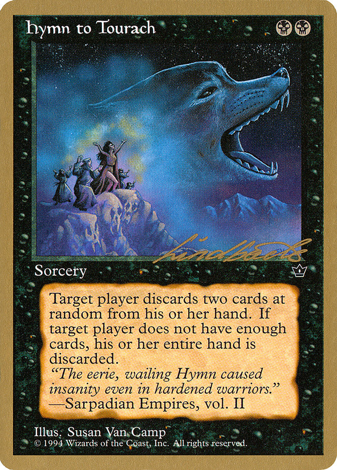 Hymn to Tourach (Wolf) (Leon Lindback) [Pro Tour Collector Set] | Lots Moore NSW