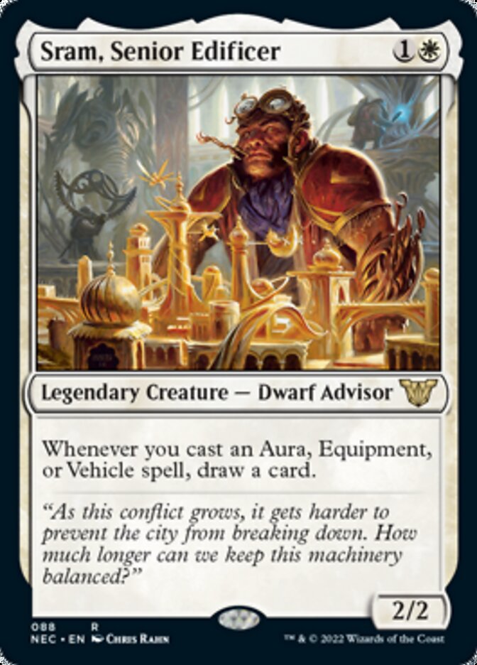 Sram, Senior Edificer [Kamigawa: Neon Dynasty Commander] | Lots Moore NSW