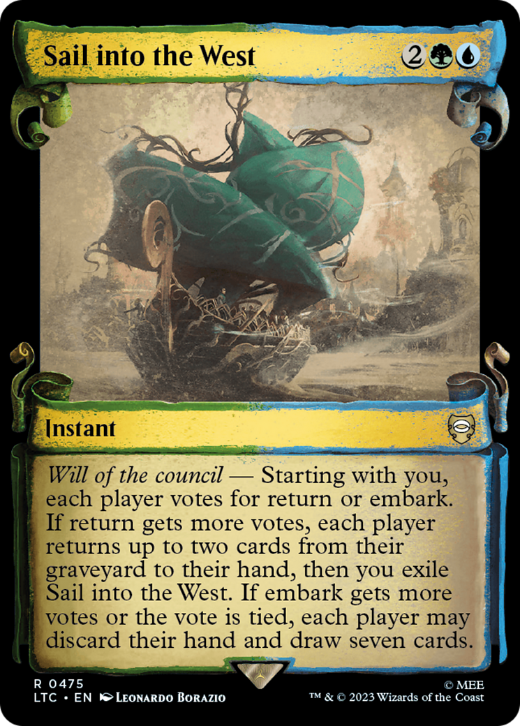 Sail into the West [The Lord of the Rings: Tales of Middle-Earth Commander Showcase Scrolls] | Lots Moore NSW