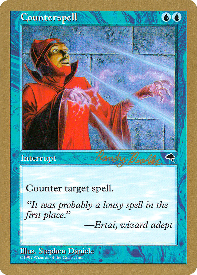 Counterspell (Randy Buehler) [World Championship Decks 1998] | Lots Moore NSW