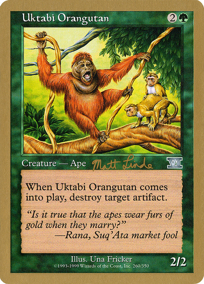 Uktabi Orangutan (Matt Linde) [World Championship Decks 1999] | Lots Moore NSW