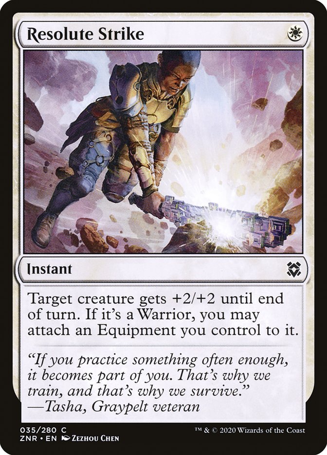 Resolute Strike [Zendikar Rising] | Lots Moore NSW