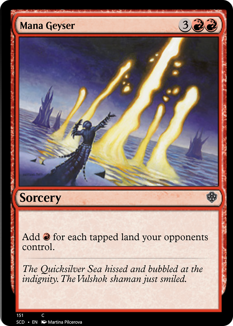 Mana Geyser [Starter Commander Decks] | Lots Moore NSW