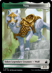 Bird // Voja Double-Sided Token [Ravnica Remastered Tokens] | Lots Moore NSW