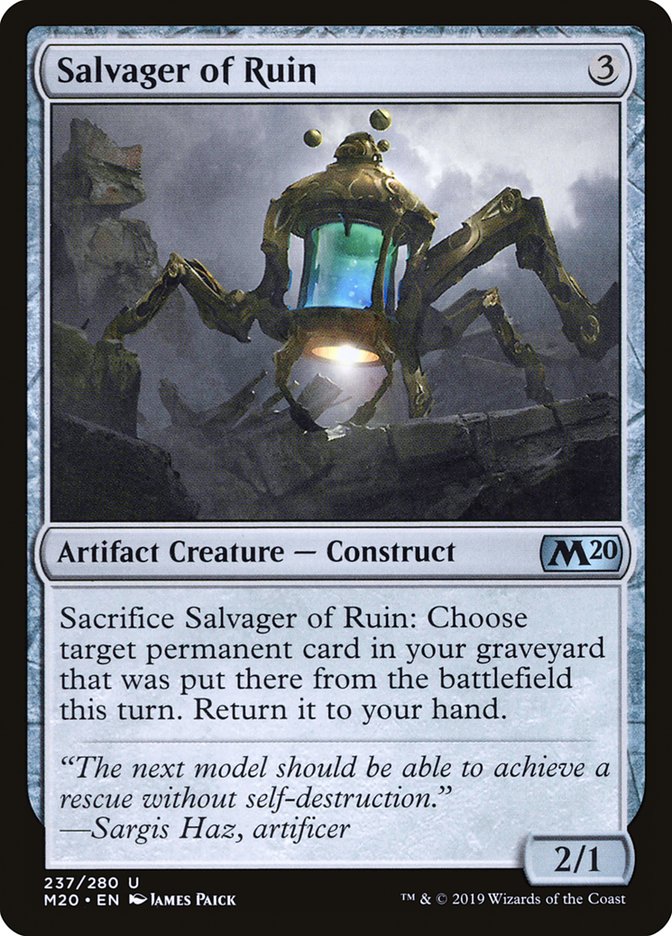Salvager of Ruin [Core Set 2020] | Lots Moore NSW