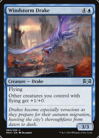 Windstorm Drake [Ravnica Allegiance] | Lots Moore NSW