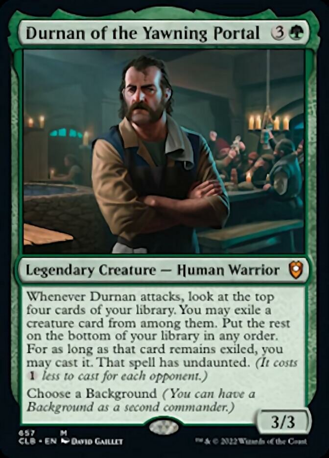 Durnan of the Yawning Portal [Commander Legends: Battle for Baldur's Gate] | Lots Moore NSW
