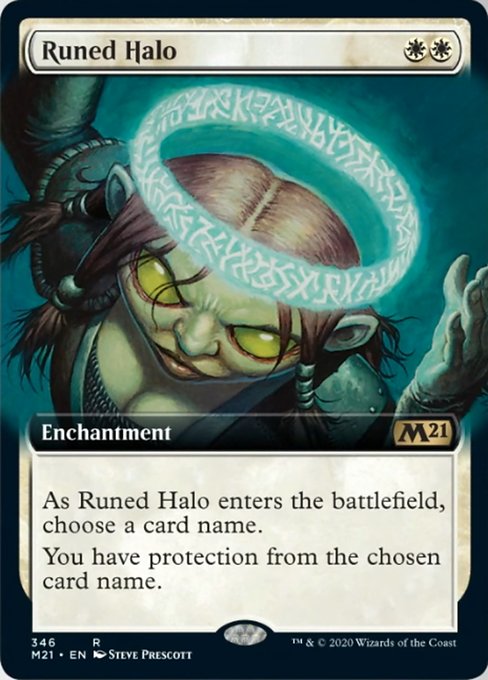 Runed Halo (Extended Art) [Core Set 2021] | Lots Moore NSW