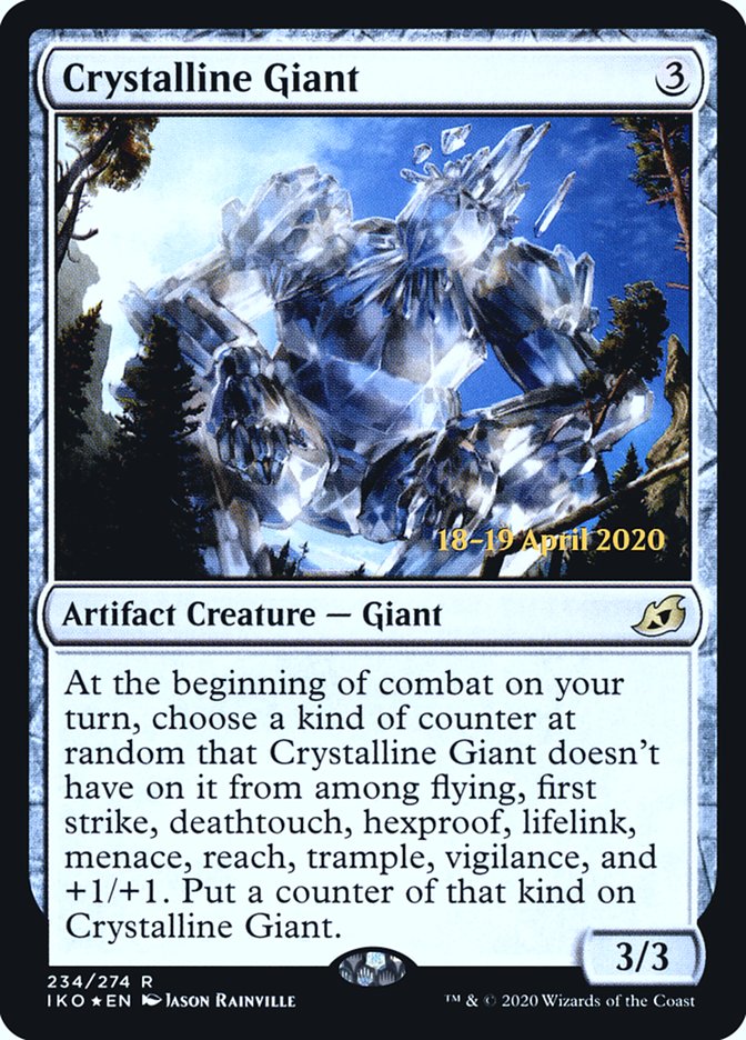 Crystalline Giant  [Ikoria: Lair of Behemoths Prerelease Promos] | Lots Moore NSW