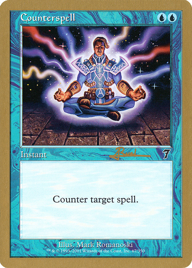 Counterspell (Antoine Ruel) (7ED) [World Championship Decks 2001] | Lots Moore NSW