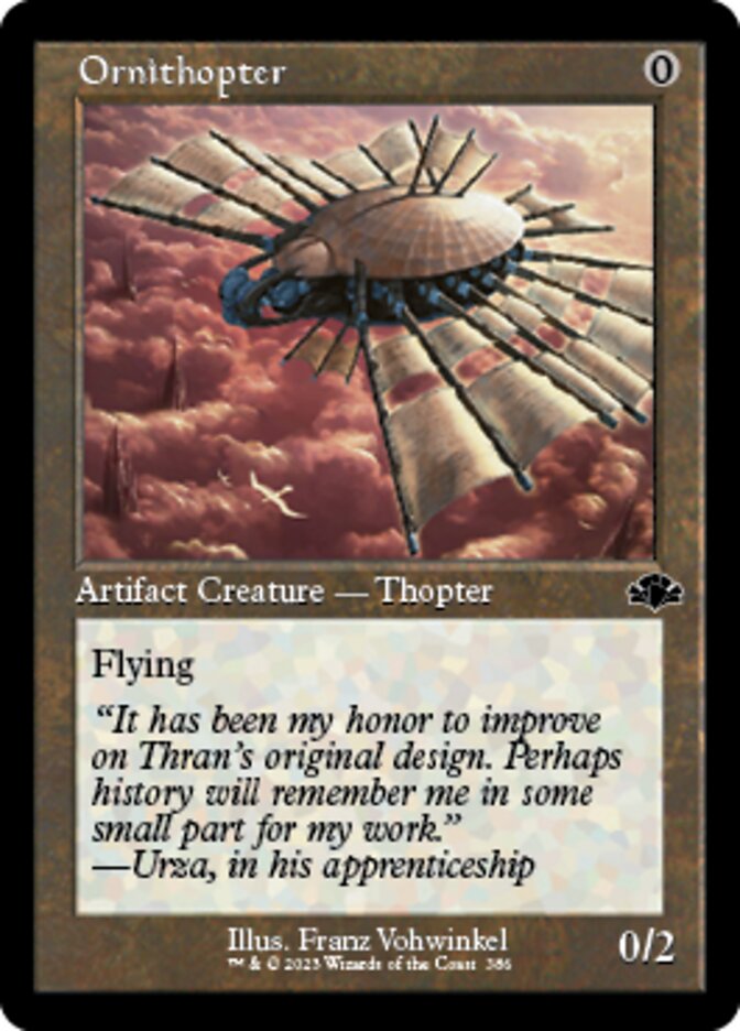 Ornithopter (Retro) [Dominaria Remastered] | Lots Moore NSW