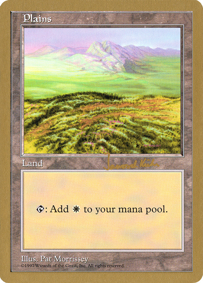 Plains (jk433) (Janosch Kuhn) [World Championship Decks 1997] | Lots Moore NSW
