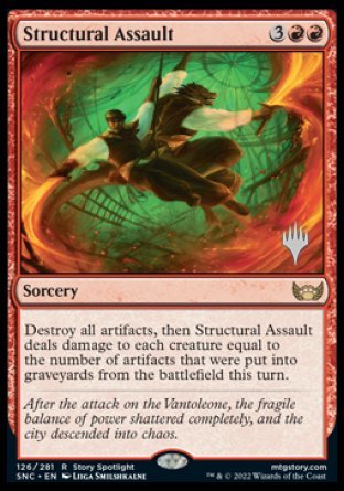 Structural Assault (Promo Pack) [Streets of New Capenna Promos] | Lots Moore NSW