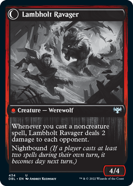 Lambholt Raconteur // Lambholt Ravager [Innistrad: Double Feature] | Lots Moore NSW