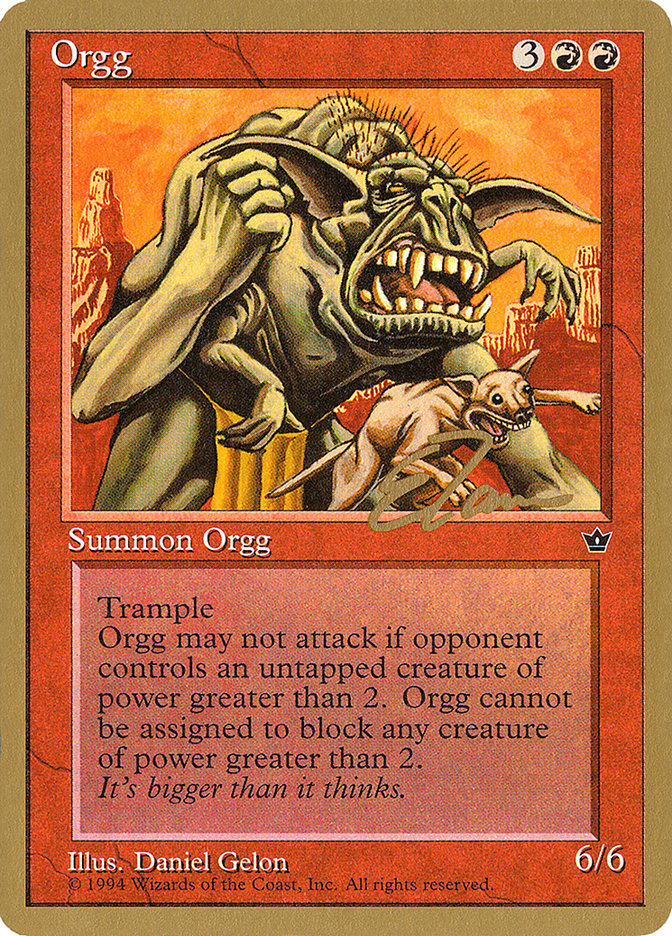 Orgg (Eric Tam) [Pro Tour Collector Set] | Lots Moore NSW
