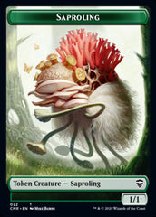 Illusion // Saproling Token [Commander Legends Tokens] | Lots Moore NSW