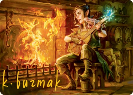Wish Art Card (Gold-Stamped Signature) [Dungeons & Dragons: Adventures in the Forgotten Realms Art Series] | Lots Moore NSW
