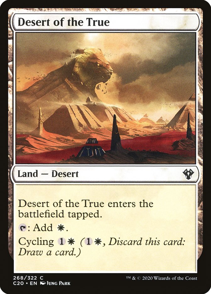 Desert of the True [Commander 2020] | Lots Moore NSW