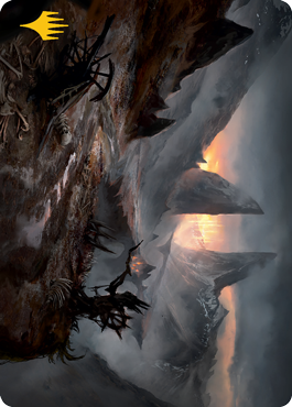 Haunted Ridge Art Card (Gold-Stamped Signature) [Innistrad: Midnight Hunt Art Series] | Lots Moore NSW