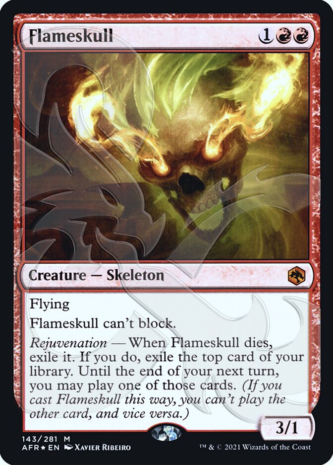 Flameskull (Ampersand Promo) [Dungeons & Dragons: Adventures in the Forgotten Realms Promos] | Lots Moore NSW