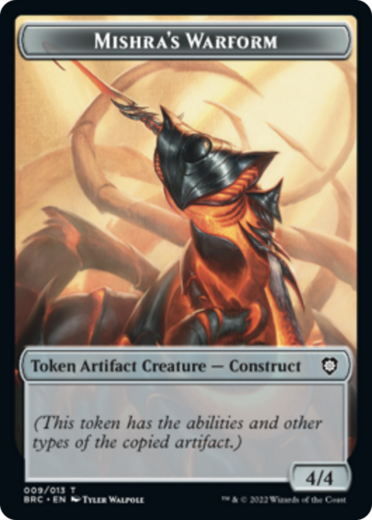 Mishra's Warform // Inkling Double-Sided Token [The Brothers' War Commander Tokens] | Lots Moore NSW
