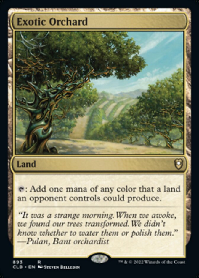 Exotic Orchard [Commander Legends: Battle for Baldur's Gate] | Lots Moore NSW