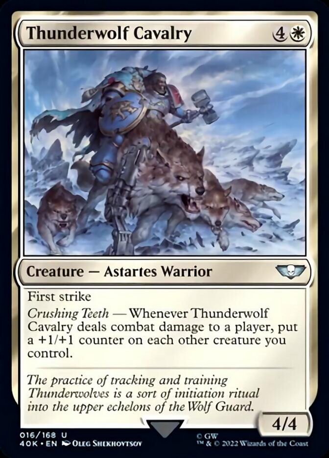 Thunderwolf Cavalry (Surge Foil) [Universes Beyond: Warhammer 40,000] | Lots Moore NSW