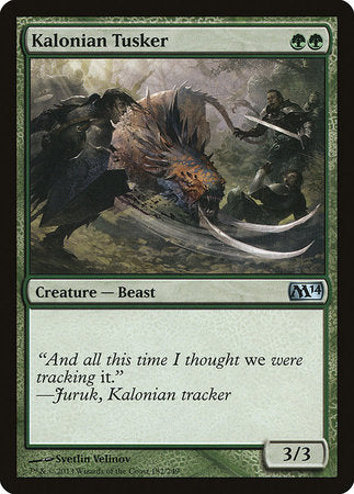 Kalonian Tusker [Magic 2014] | Lots Moore NSW