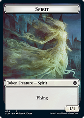 Bird // Spirit Double-Sided Token [Starter Commander Decks] | Lots Moore NSW