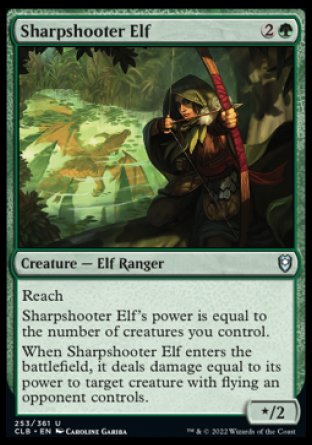 Sharpshooter Elf [Commander Legends: Battle for Baldur's Gate] | Lots Moore NSW