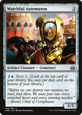 Watchful Automaton [Aether Revolt] | Lots Moore NSW