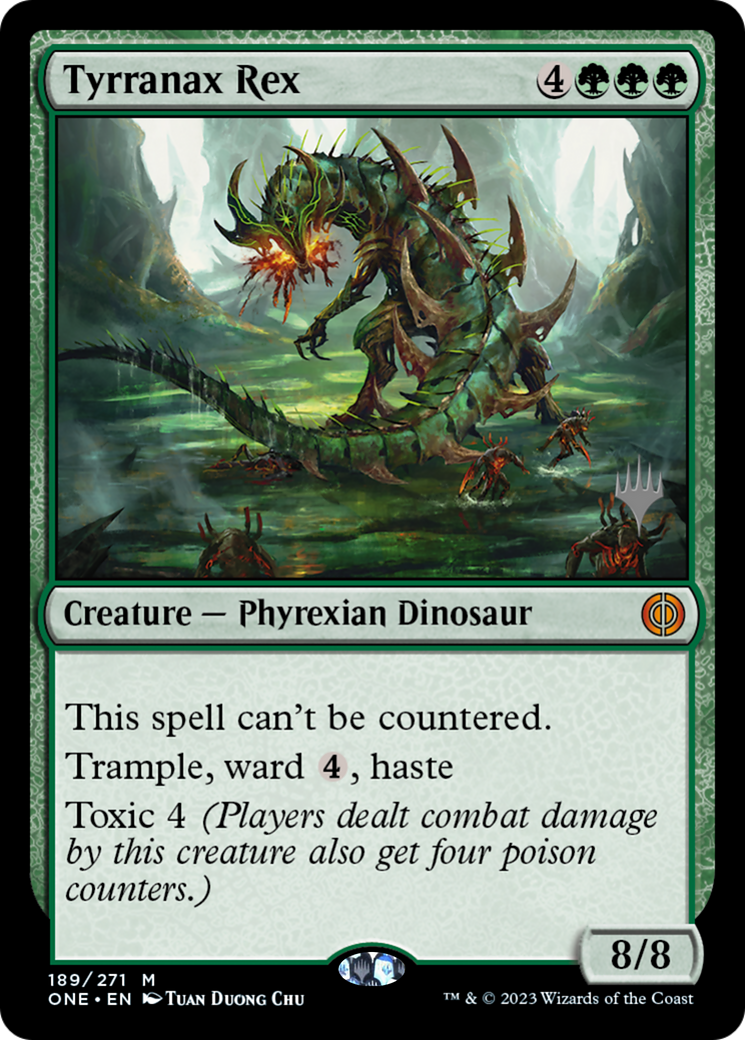 Tyrranax Rex (Promo Pack) [Phyrexia: All Will Be One Promos] | Lots Moore NSW