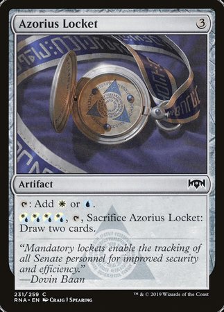 Azorius Locket [Ravnica Allegiance] | Lots Moore NSW