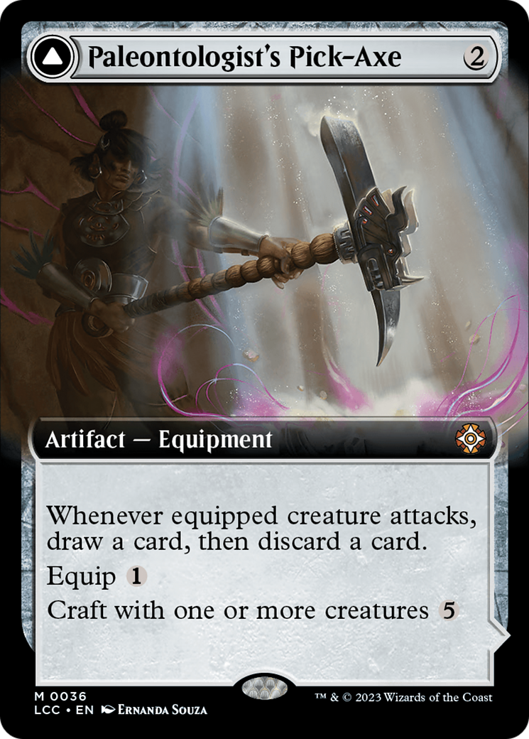 Paleontologist's Pick-Axe (Extended Art) [The Lost Caverns of Ixalan Commander] | Lots Moore NSW