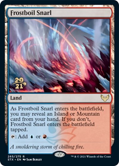 Frostboil Snarl [Strixhaven: School of Mages Prerelease Promos] | Lots Moore NSW