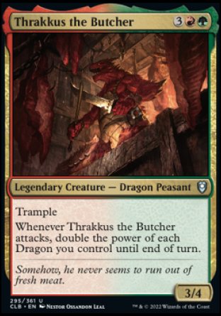 Thrakkus the Butcher [Commander Legends: Battle for Baldur's Gate] | Lots Moore NSW