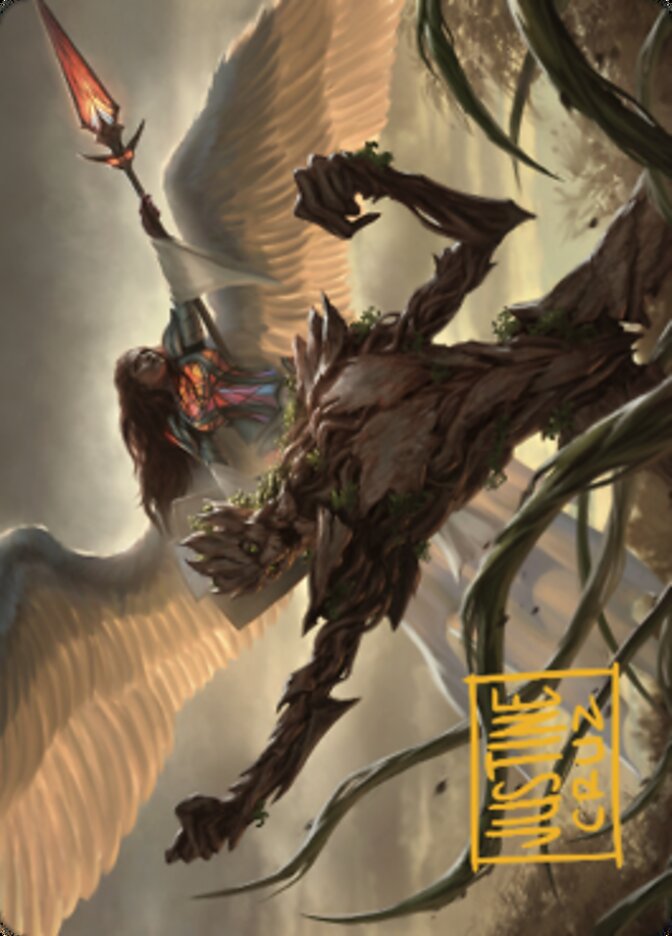 Strength of the Coalition Art Card (Gold-Stamped Signature) [Dominaria United Art Series] | Lots Moore NSW