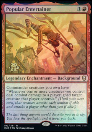 Popular Entertainer [Commander Legends: Battle for Baldur's Gate Prerelease Promos] | Lots Moore NSW