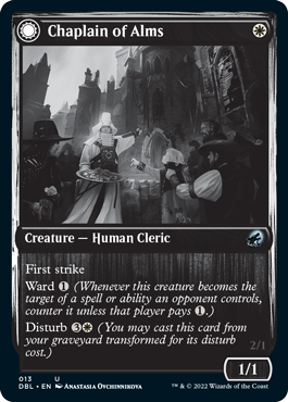 Chaplain of Alms // Chapel Shieldgeist [Innistrad: Double Feature] | Lots Moore NSW