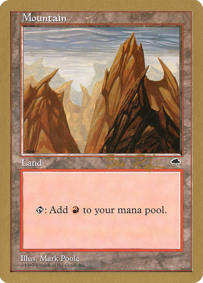 Mountain (br343) (Ben Rubin) [World Championship Decks 1998] | Lots Moore NSW