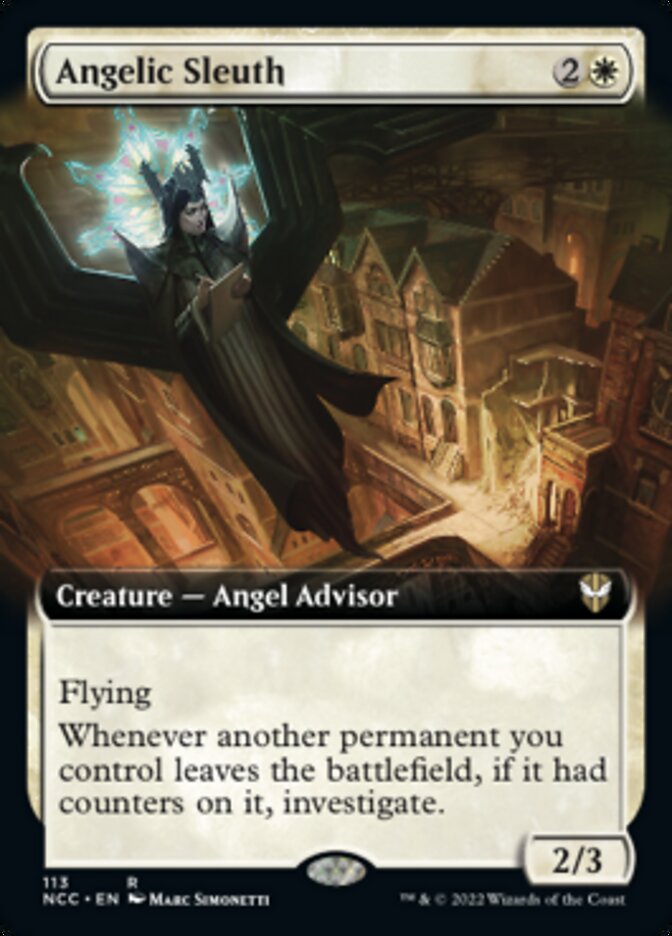 Angelic Sleuth (Extended Art) [Streets of New Capenna Commander] | Lots Moore NSW