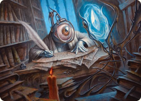 Unblinking Observer Art Card [Innistrad: Midnight Hunt Art Series] | Lots Moore NSW